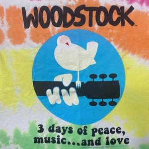 Woodstock Liquid Blue Tie Dye T-Shirt